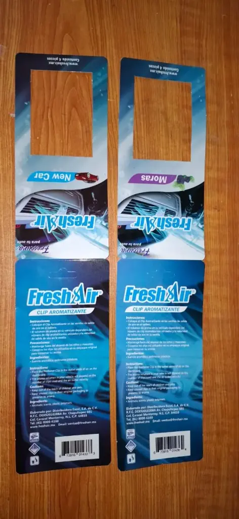 Blíster FreshAir Clip Aromatizante (New Car)