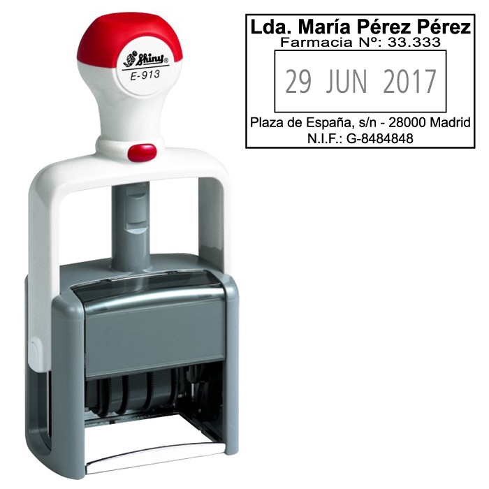 Sello uso rudo 5x3cm